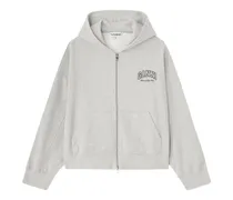 Kapuzenjacke mit Reißverschluss - Grau