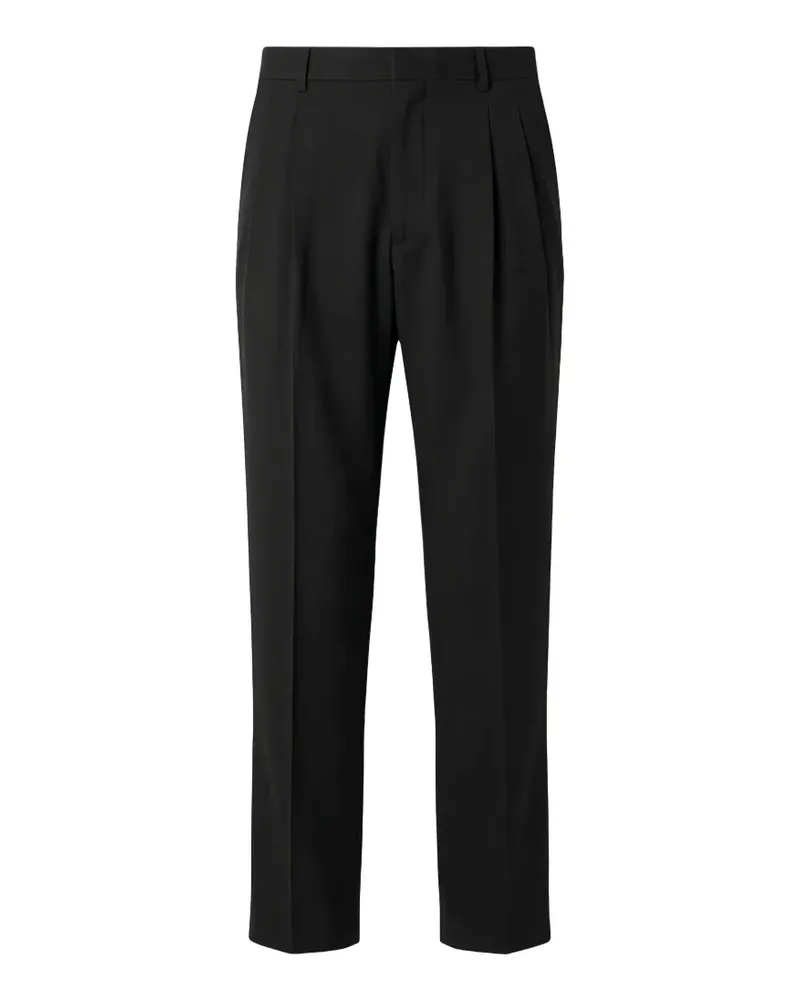 Be Able Klassische Bundfaltenhose - Schwarz Schwarz