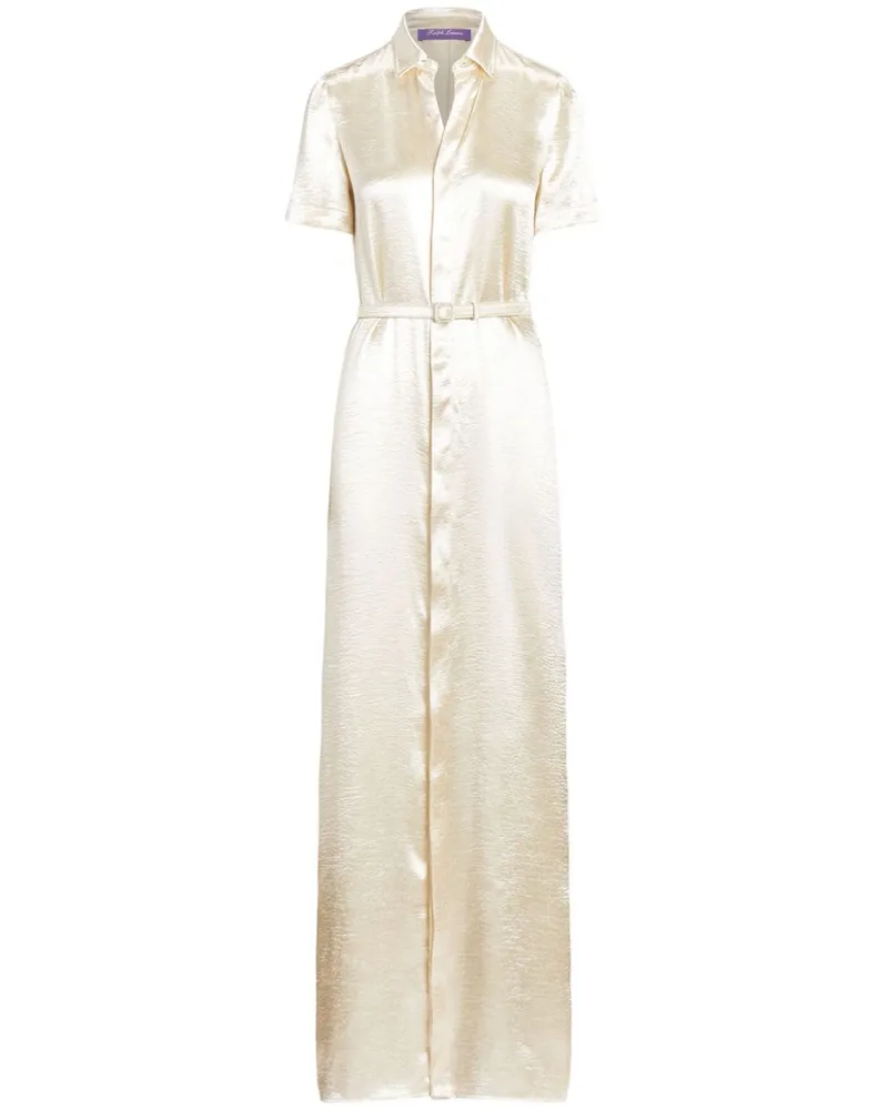 Ralph Lauren Hemdkleid mit kurzen Ärmeln - Nude Nude