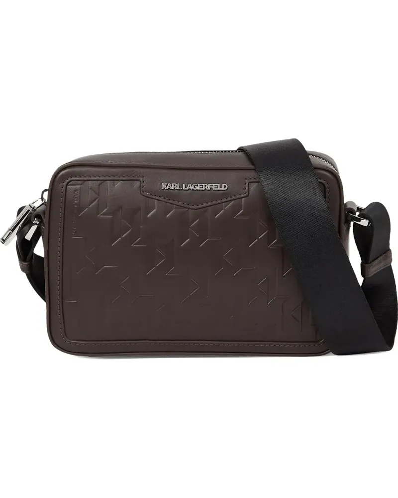 Karl Lagerfeld Loom Schultertasche - Braun Braun