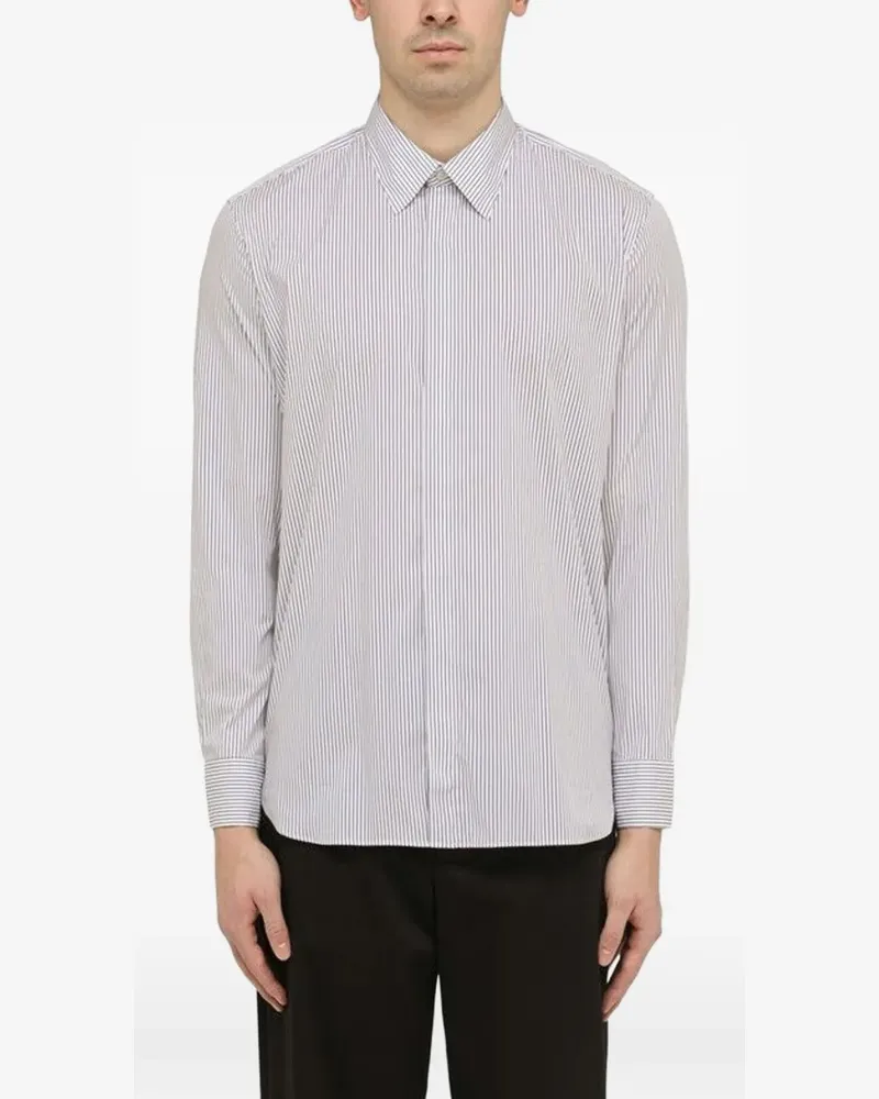 PT TORINO striped shirt - Weiß Weiß