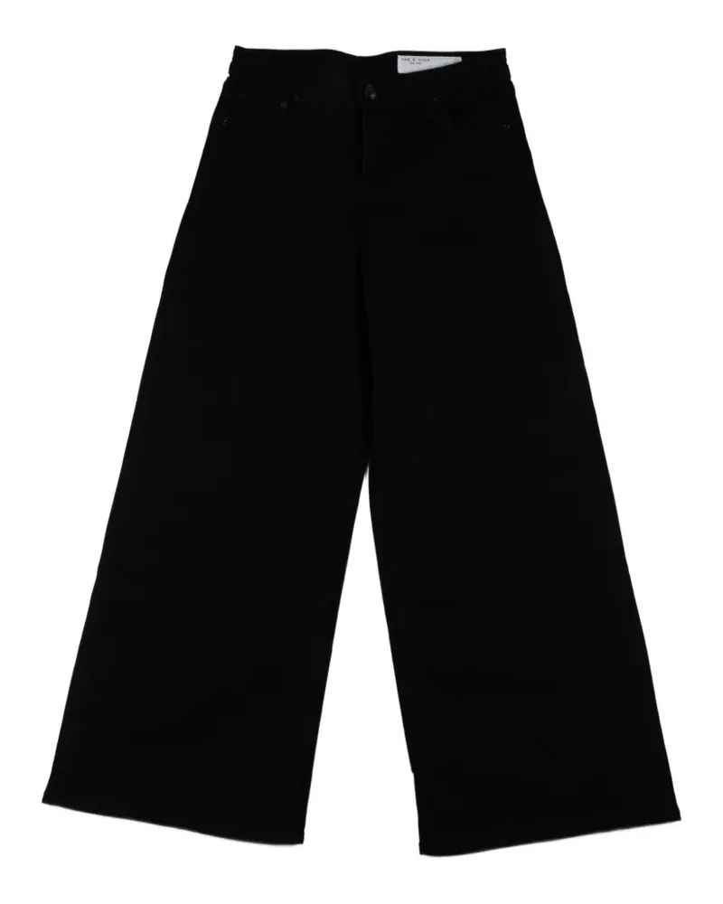 Rag & Bone Aiden low-rise wide-leg jeans - Schwarz Schwarz