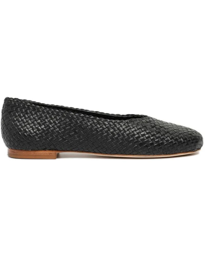 Sarah Chofakian William Ballerinas aus Leder - Schwarz Schwarz
