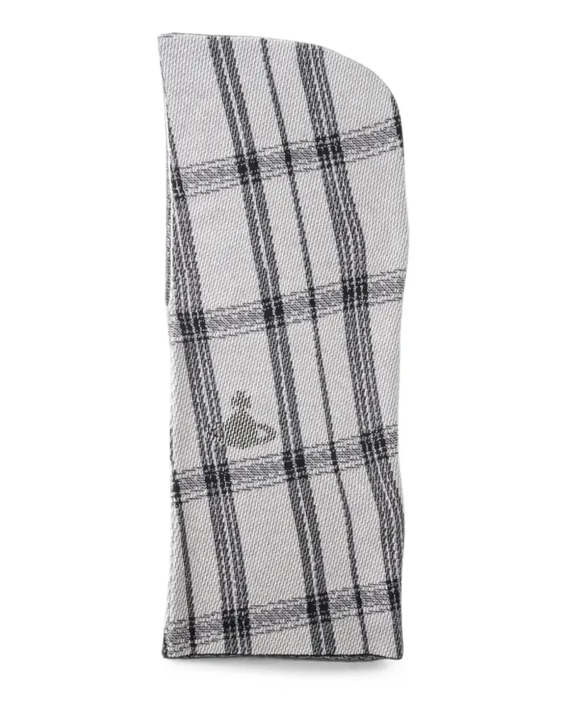 Vivienne Westwood Bi Schottenkaro-Schal mit Orb - Grau Grau