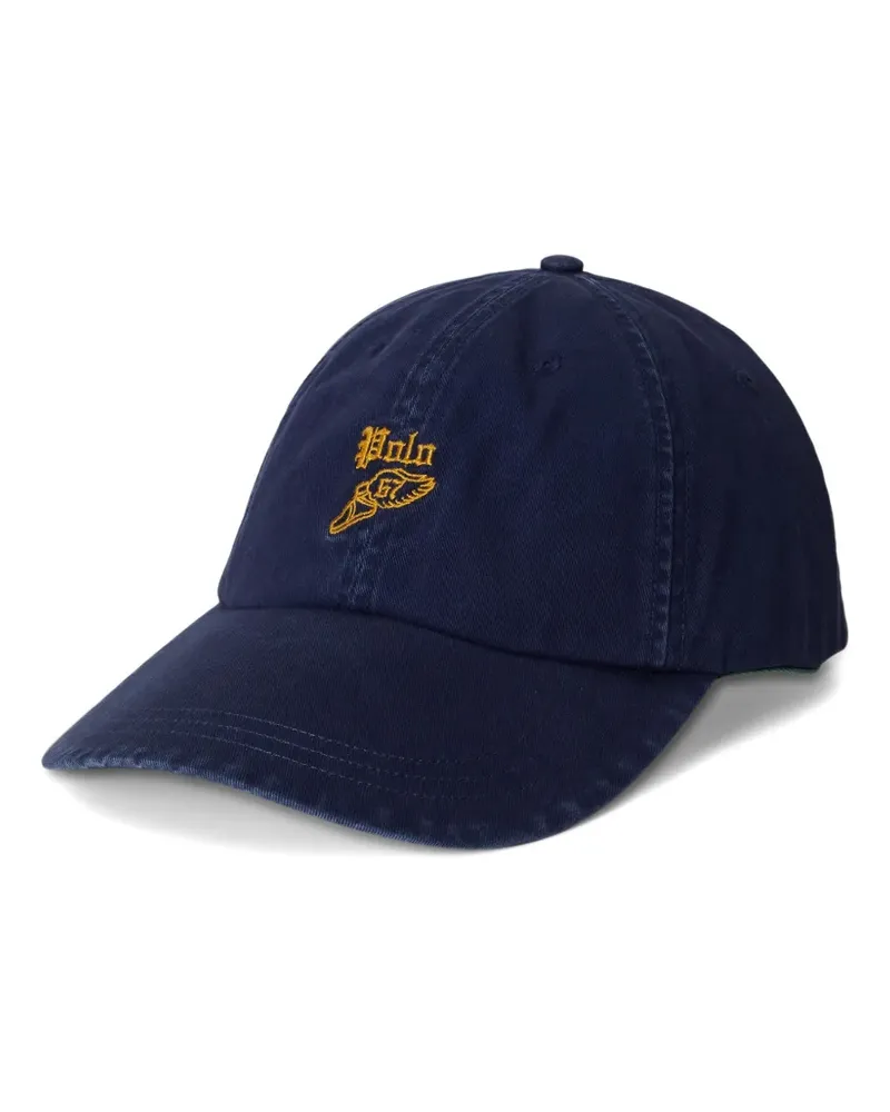 Ralph Lauren Baseballkappe mit Logo-Stickerei - Blau Blau