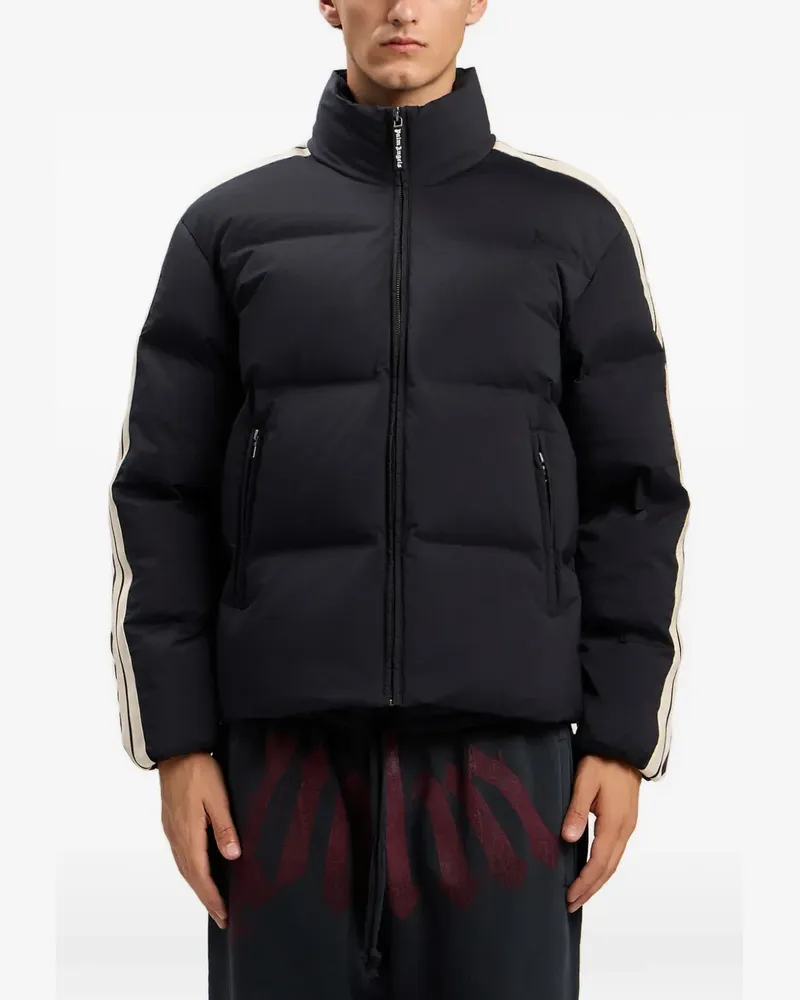 Palm Angels Jacke mit Logo - Schwarz Schwarz