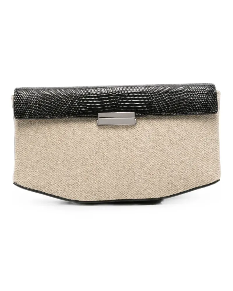 Totême Clip clutch bag - Nude Nude