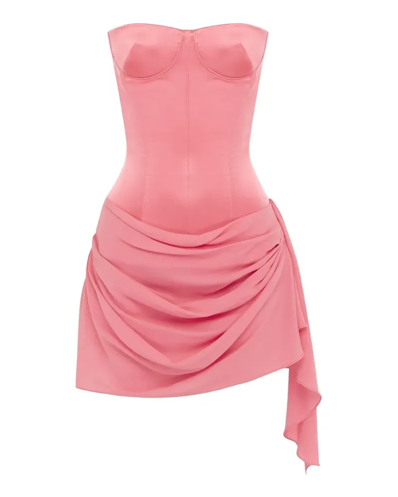 Alex Perry draped mini corset-style dress - Rosa Rosa