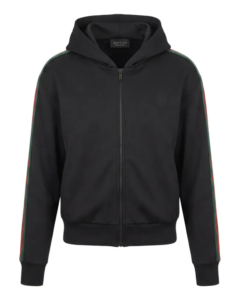Gucci Kapuzenjacke mit Reißverschluss - Schwarz Schwarz