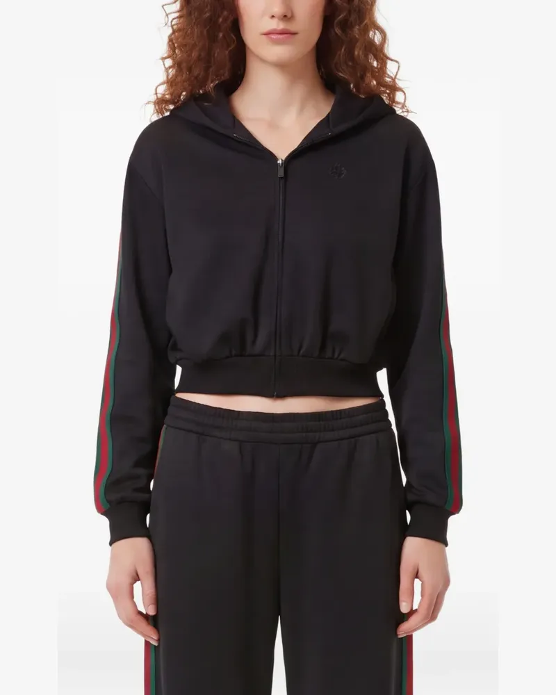 Gucci Kapuzenjacke mit Reißverschluss - Schwarz Schwarz