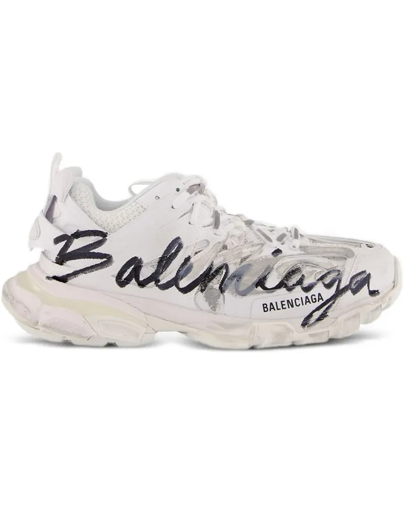 Balenciaga Sneakers mit Schnürung - Weiß Weiß