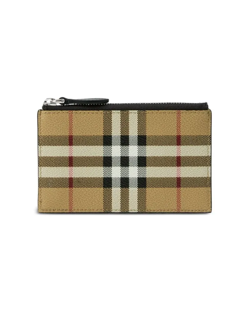 Burberry Portemonnaie mit Vintage-Check - Nude Nude