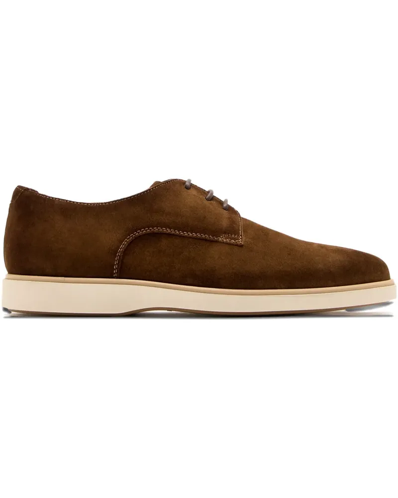 Magnanni Derby-Schuhe aus Wildleder - Braun Braun