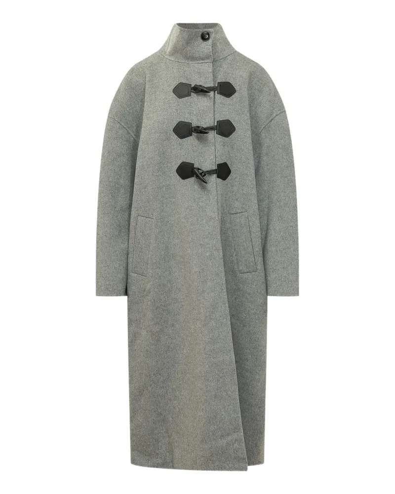 ba&sh Kaya toggle-fastening coat - Grau Grau
