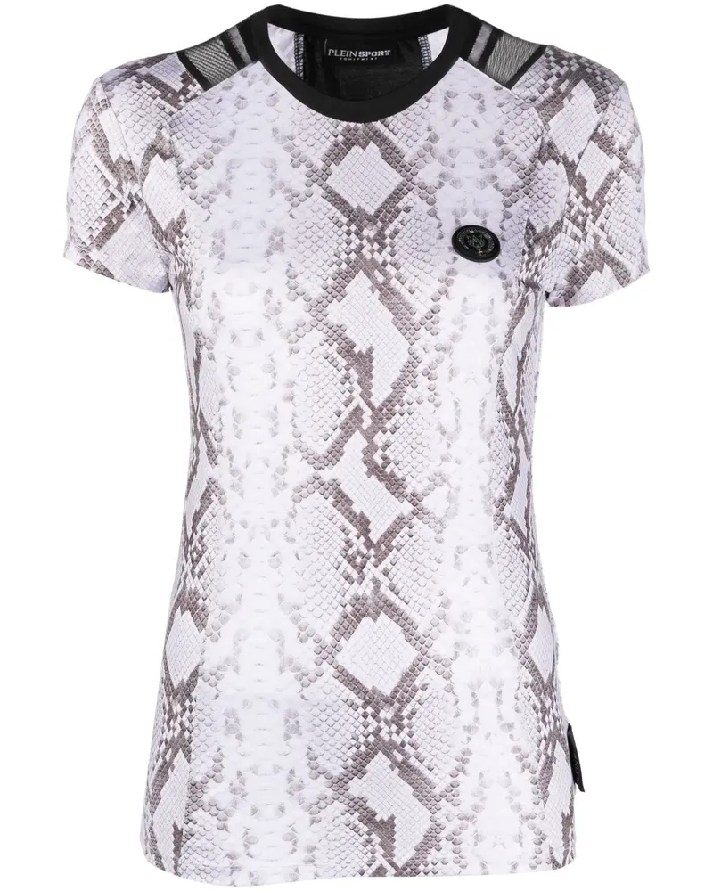 Philipp Plein Oberteil mit Schlangen-Print - Grau Grau
