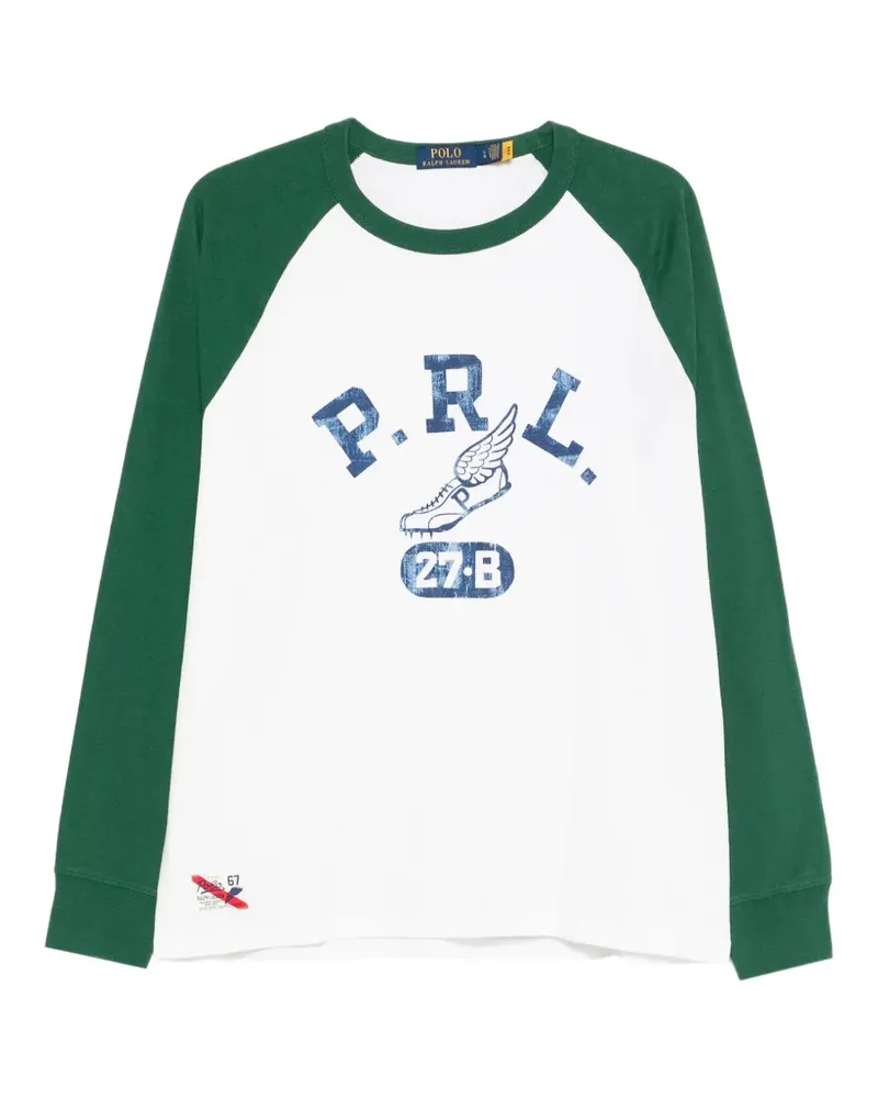 Ralph Lauren Baseball-T-Shirt aus Jersey - Weiß Weiß