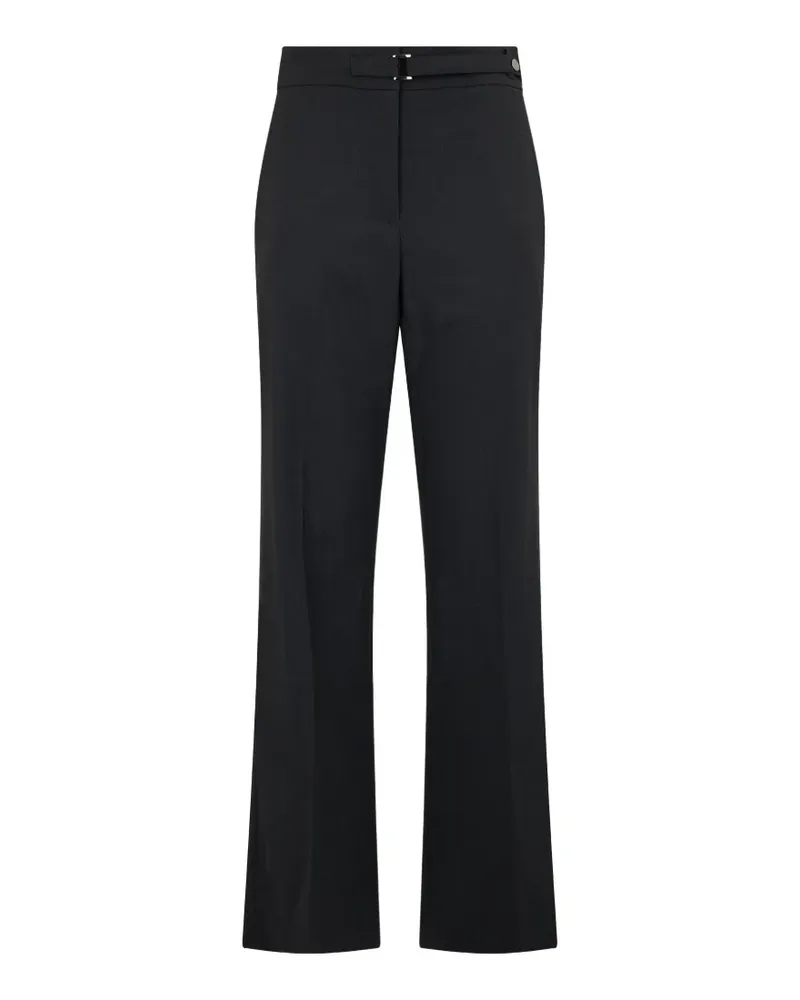 MOORER Wide-Leg-Hose mit Gürtel - Grau Grau