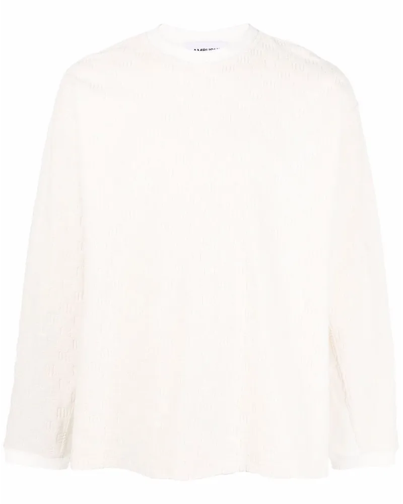 AMBUSH Sweatshirt aus Frottee Nude