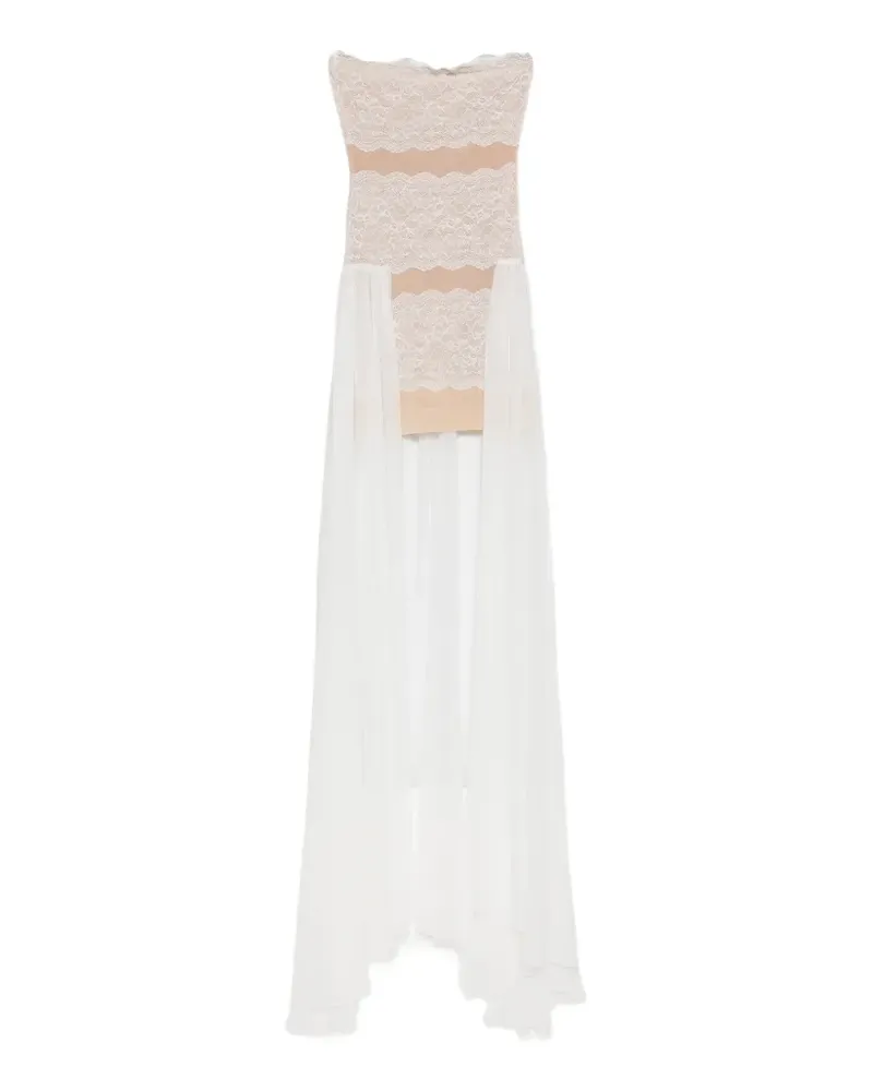 Blumarine strapless mini dress - Rosa Rosa