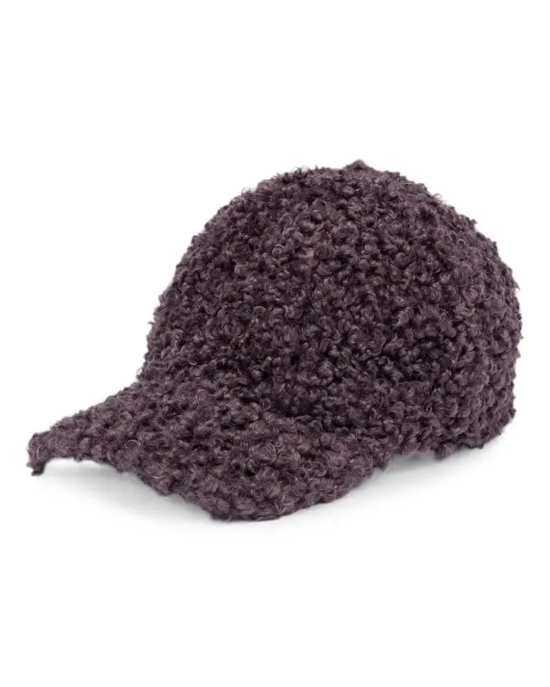 MSGM Baseballkappe mit Boucle-Effekt - Grau Grau
