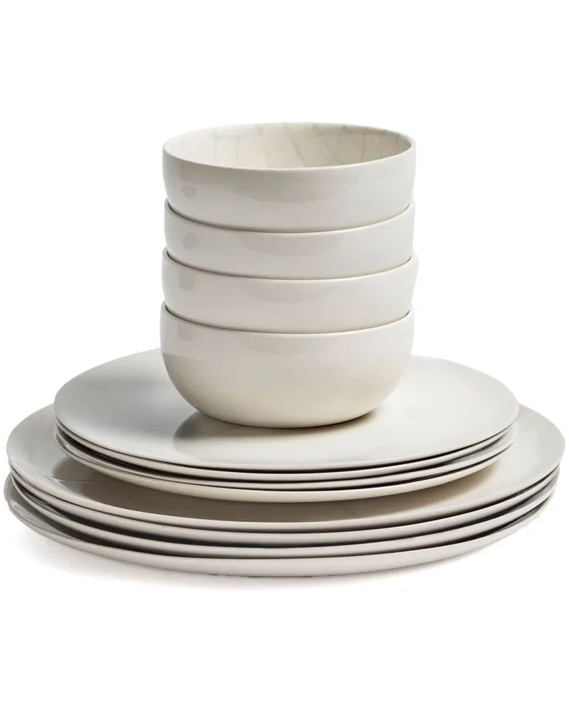 Serax Zuma Dinner-Set (12-teilig) - Weiß Weiß