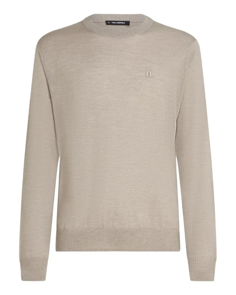 Karl Lagerfeld merino wool sweater - Nude Nude