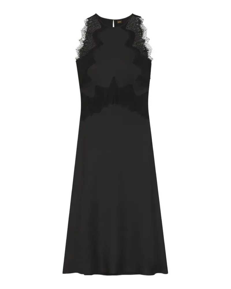 HUGO BOSS Kleid mit Spitze - Schwarz Schwarz