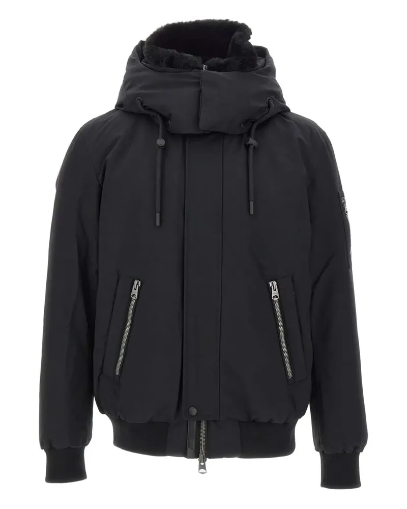 Mackage quilted hooded jacket - Schwarz Schwarz