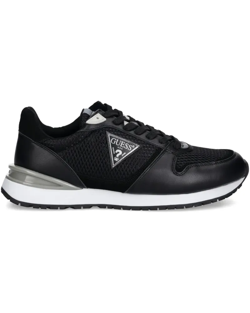 Guess Sneakers mit Logo-Patch - Schwarz Schwarz