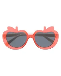 Stella McCartney Sonnenbrille mit Gestell in Apfelform Rot