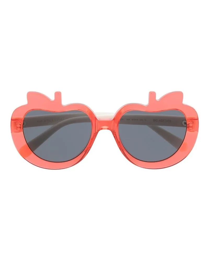 Stella McCartney Sonnenbrille mit Gestell in Apfelform Rot