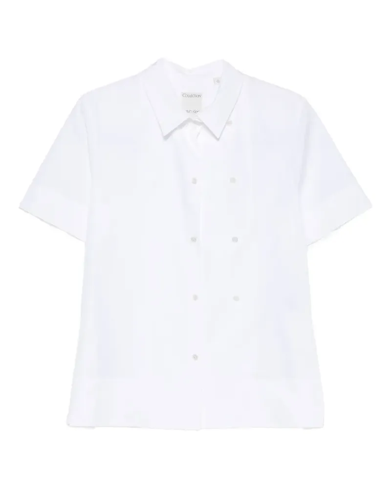 Calvin Klein short-sleeve button-up shirt - Weiß Weiß