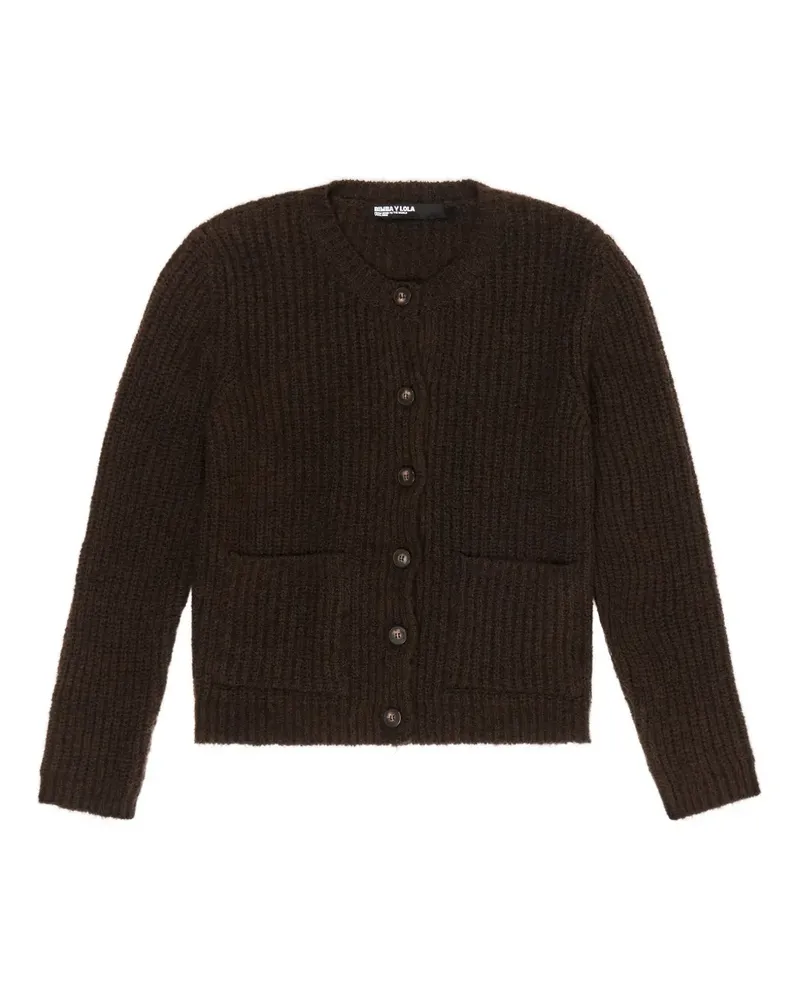 BIMBA Y LOLA Geknöpfter Cardigan - Braun Braun