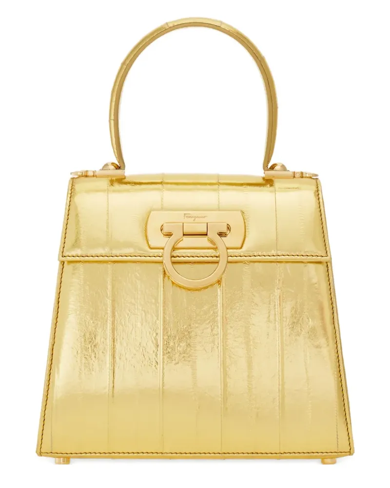 Ferragamo Kleine Iconic Umhängetasche - Gold Gold