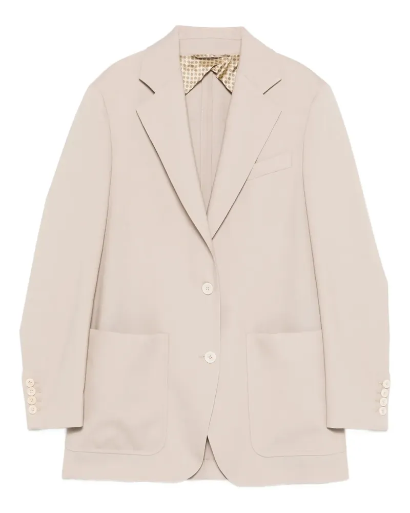 Max Mara Sakko mit aufgesetzter Tasche - Nude Nude