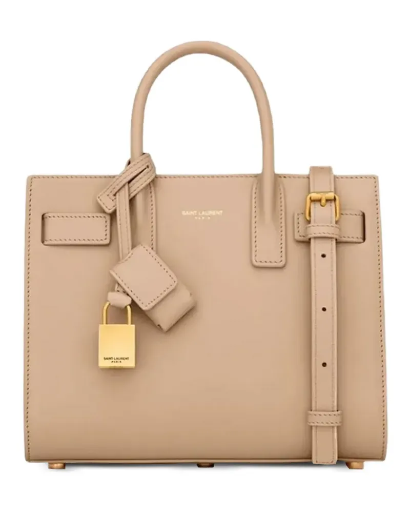 Saint Laurent small Sac De Jour handbag - Nude Nude
