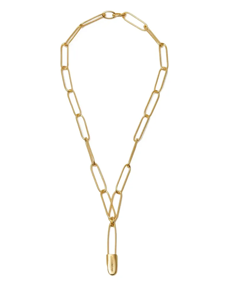 Undercover safety-pin necklace - Gold Gold