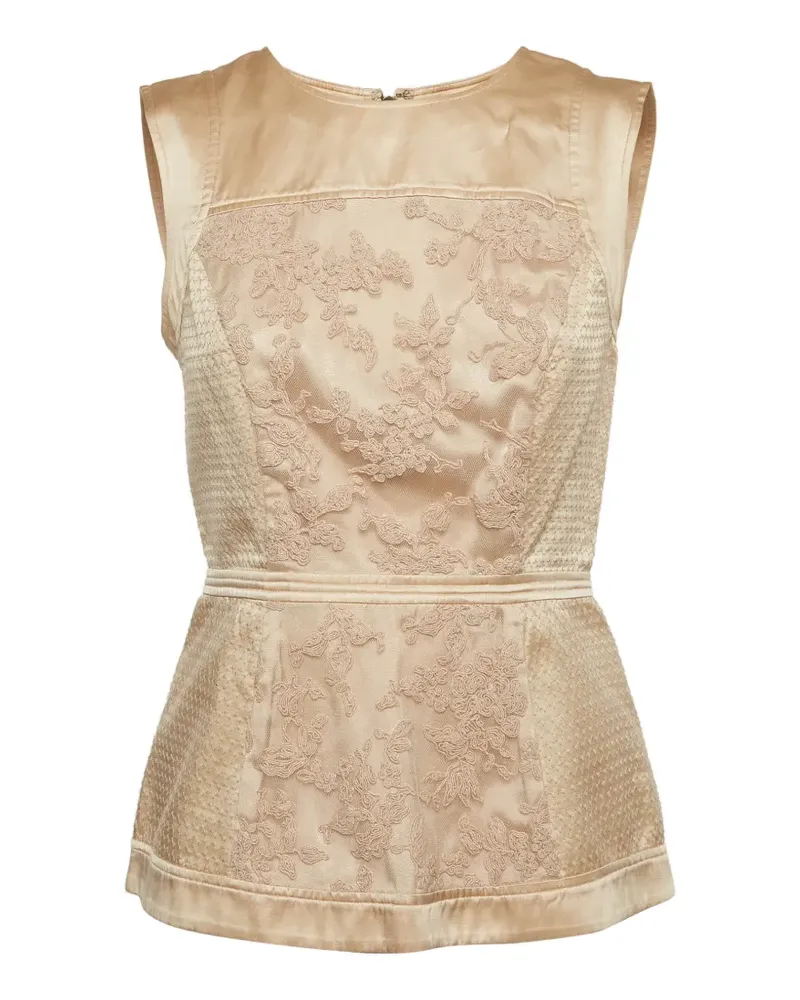 BCBGMAXAZRIA Top mit Schößchen - Nude Nude
