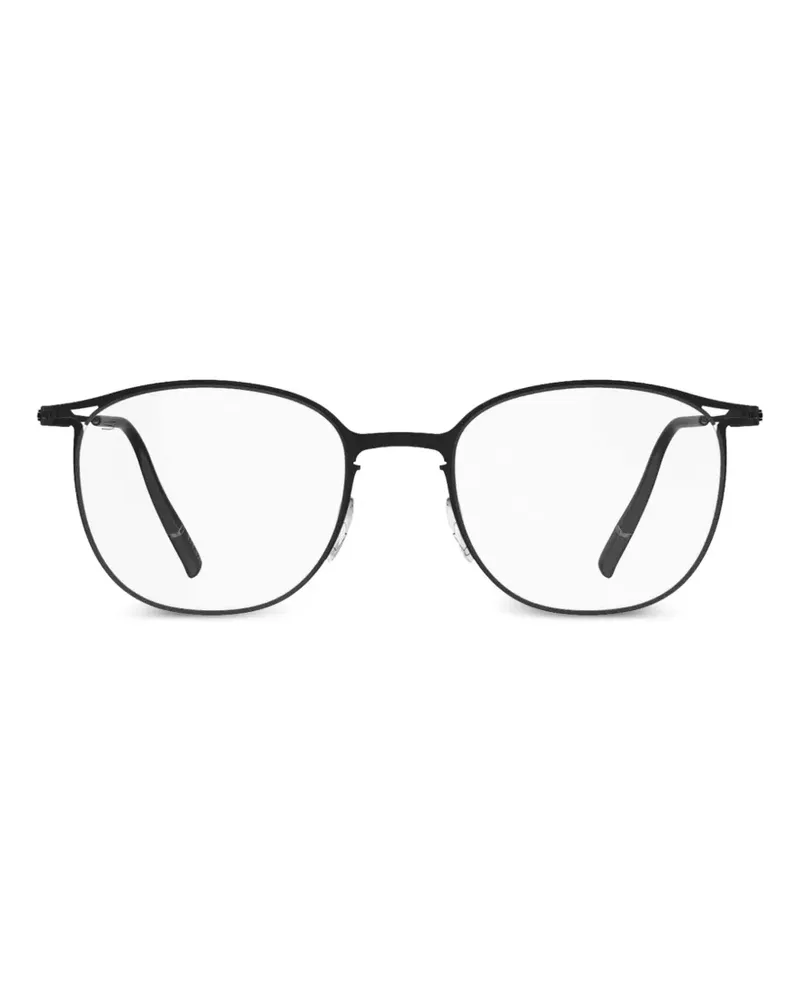 Silhouette Titanium Reframed round-frame glasses - Schwarz Schwarz