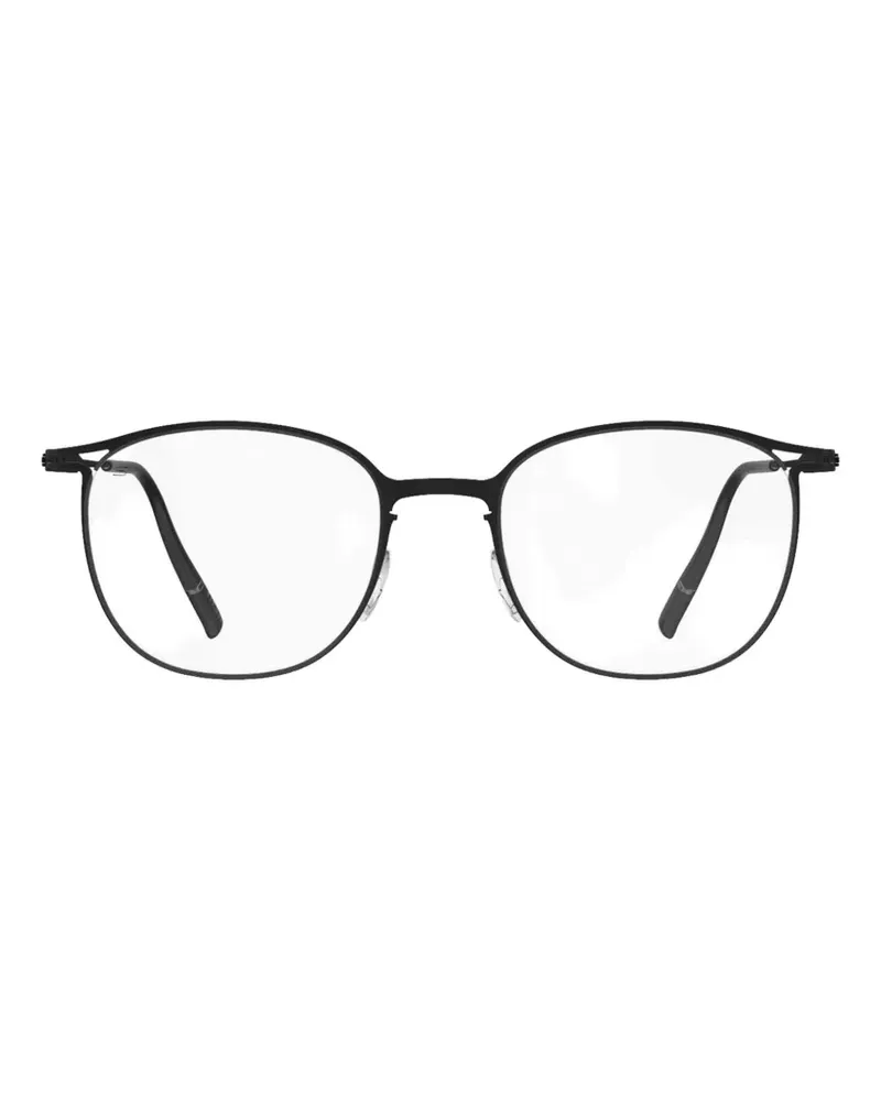 Silhouette Titanium Reframed round-frame glasses - Schwarz Schwarz