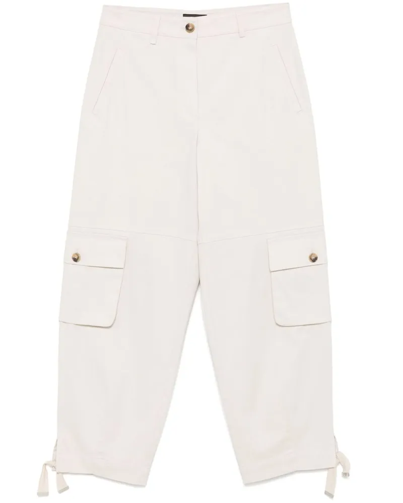 Emporio Armani Cargohose im Tapered-Design - Nude Nude