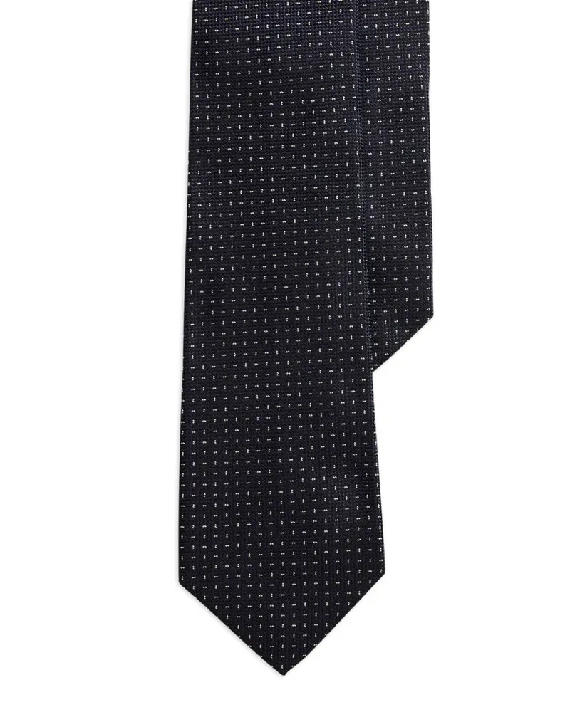Ralph Lauren Jacquard-Krawatte mit eckigem Ausschnitt - Blau Blau