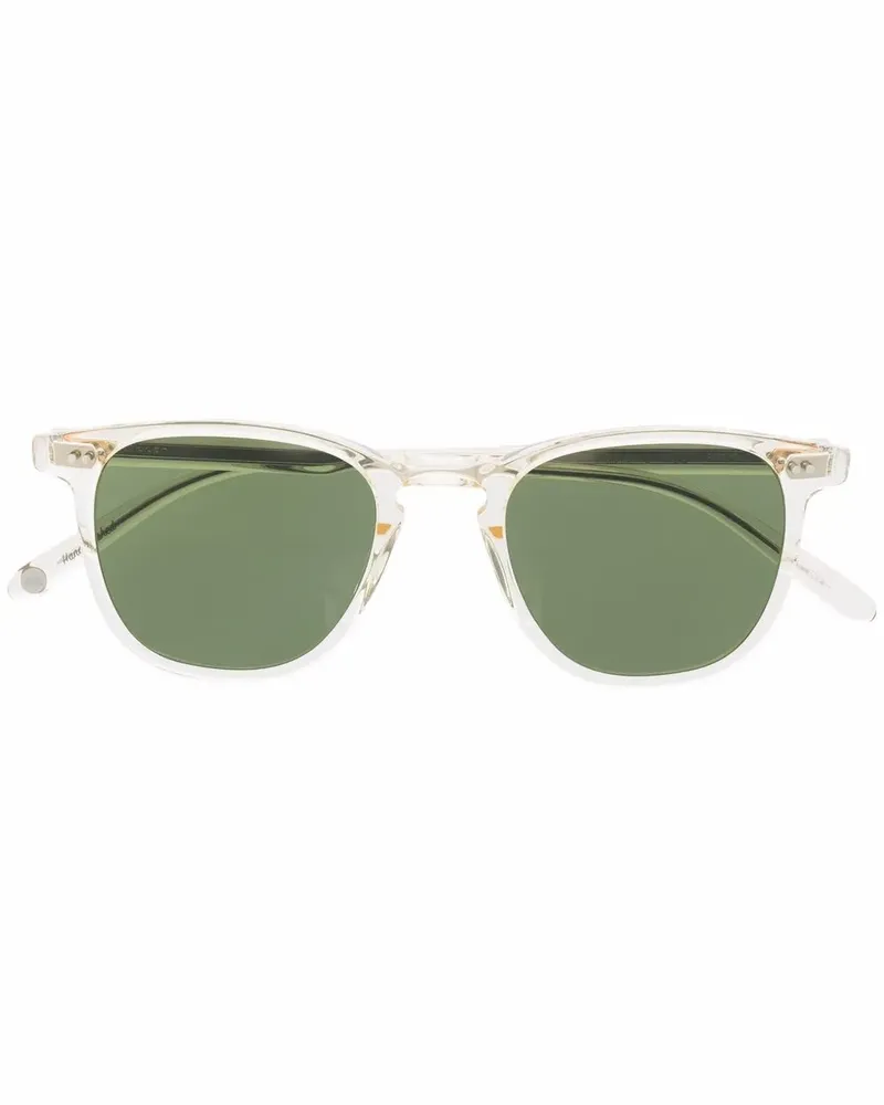 Garrett Leight Eckige Brooks Sonnenbrille - Grün Grün