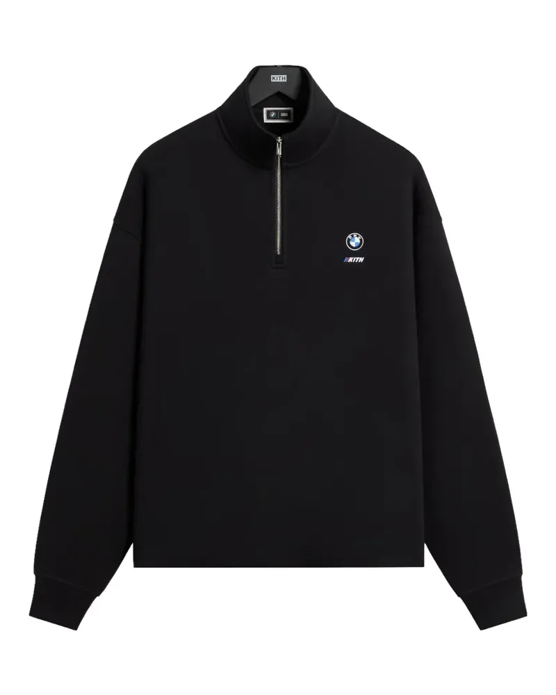KITH x BMW Nelson Pullover mit kurzem Reißverschluss - Schwarz Schwarz