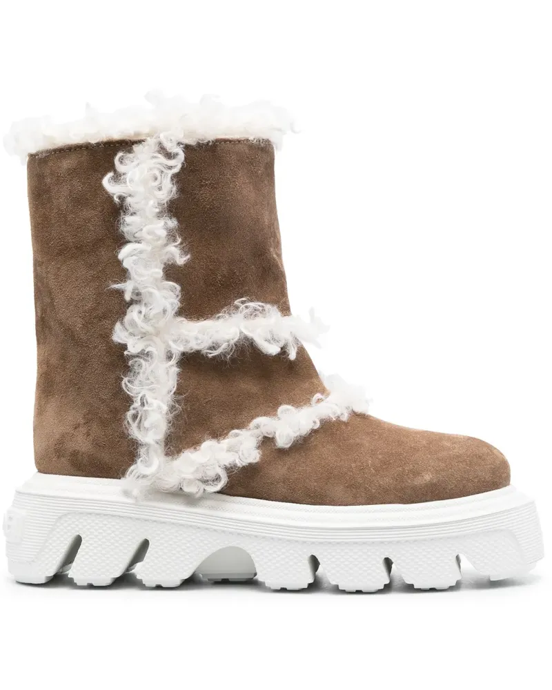 Casadei Dolomiti Marica Wildlederstiefel - Braun Braun