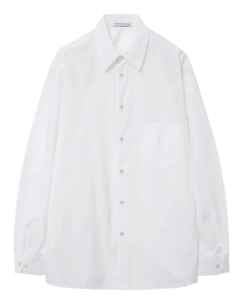 Post Archive Faction pocket shirt - Weiß Weiß