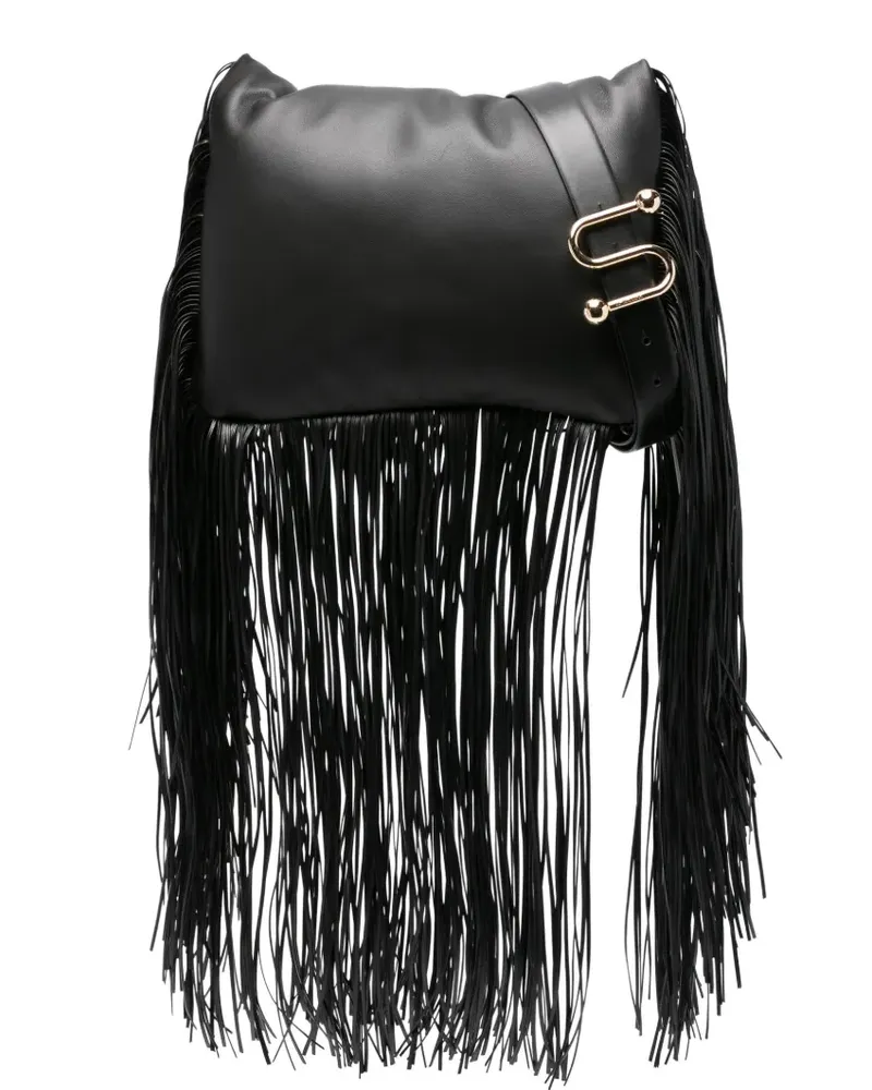 SPORTMAX Shopper mit Fransen - NERO Nero