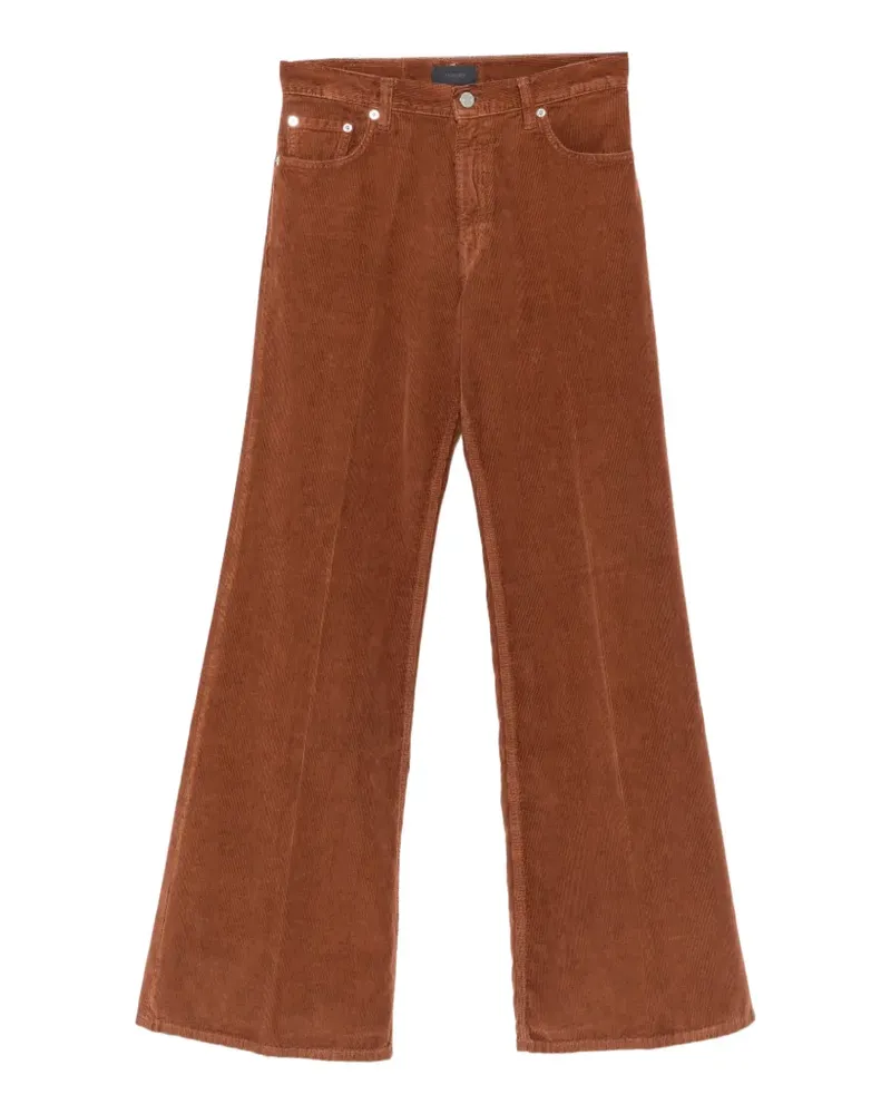 Haikure Clara corduroy-velvet jeans - Braun Braun