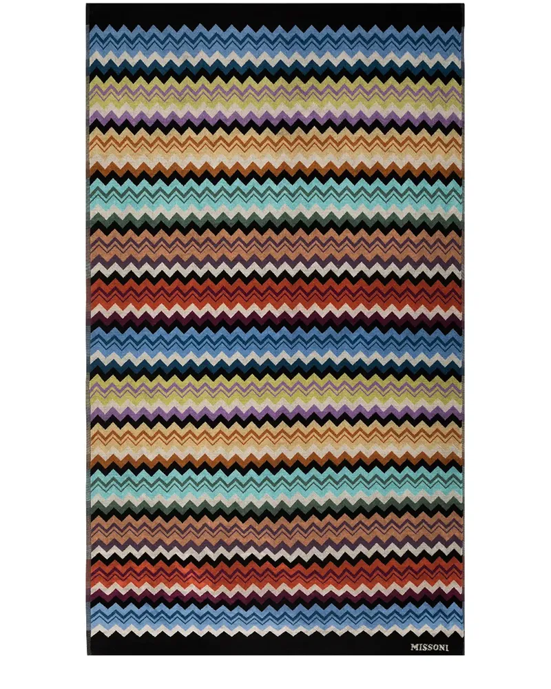 Missoni Home Adam Badetuch 100x180 cm - Schwarz Schwarz