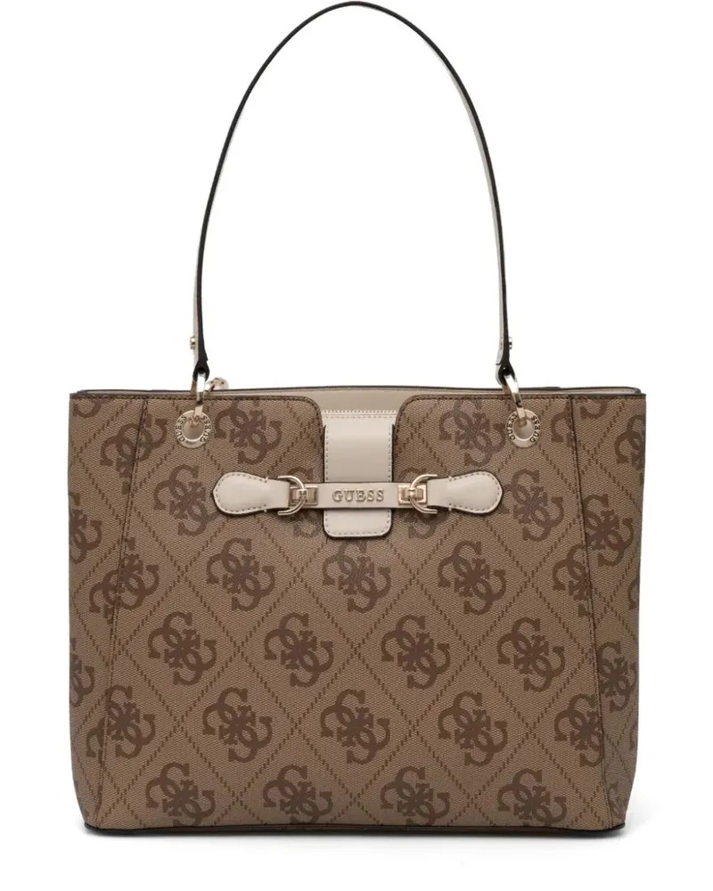Guess Nolana Noel Tote Bag - Nude Nude